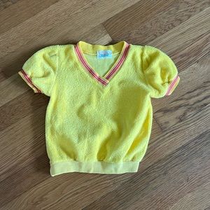 Vintage healthtex 5T terry cloth tee